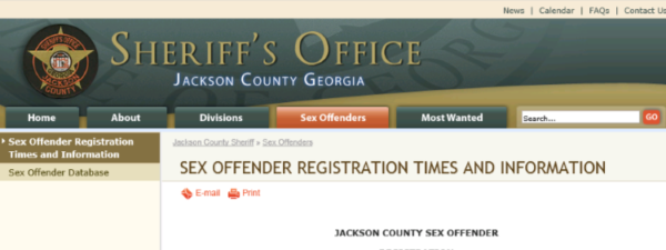 Sex Offender Registry Georgia Sheriffs Association 6838